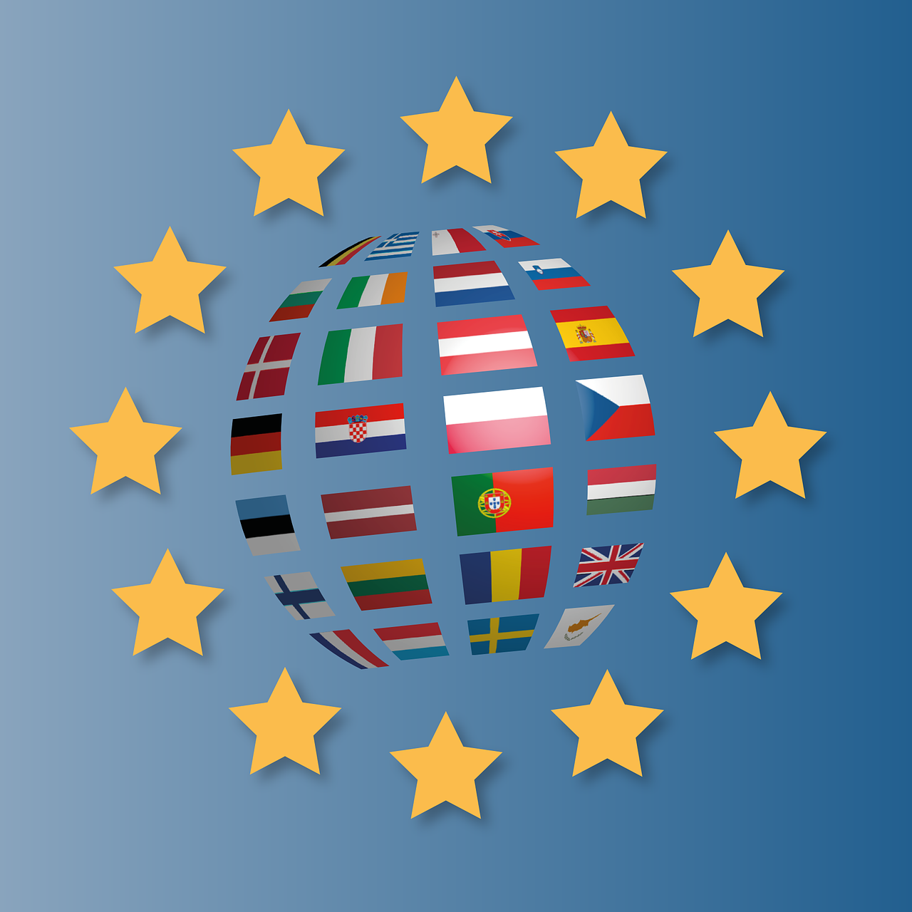 Schengen / EU flag